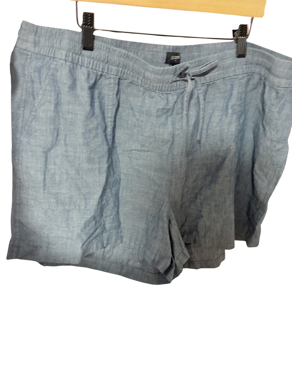 NWT XXL Chambray Drawstring Shorts